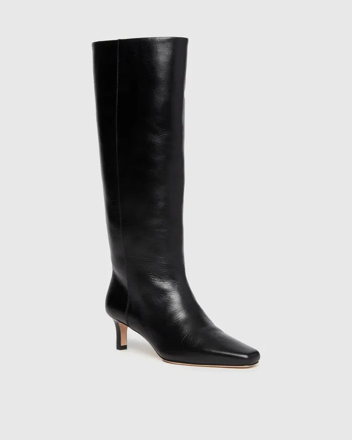 PAIGE Boots Women Ansley Tall Boot 8211 Black Leather PAIGE Boots Women Ansley Tall Boot 8211 Black Leather