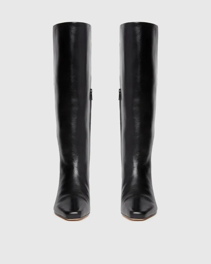 PAIGE Boots Women Ansley Tall Boot 8211 Black Leather PAIGE Boots Women Ansley Tall Boot 8211 Black Leather