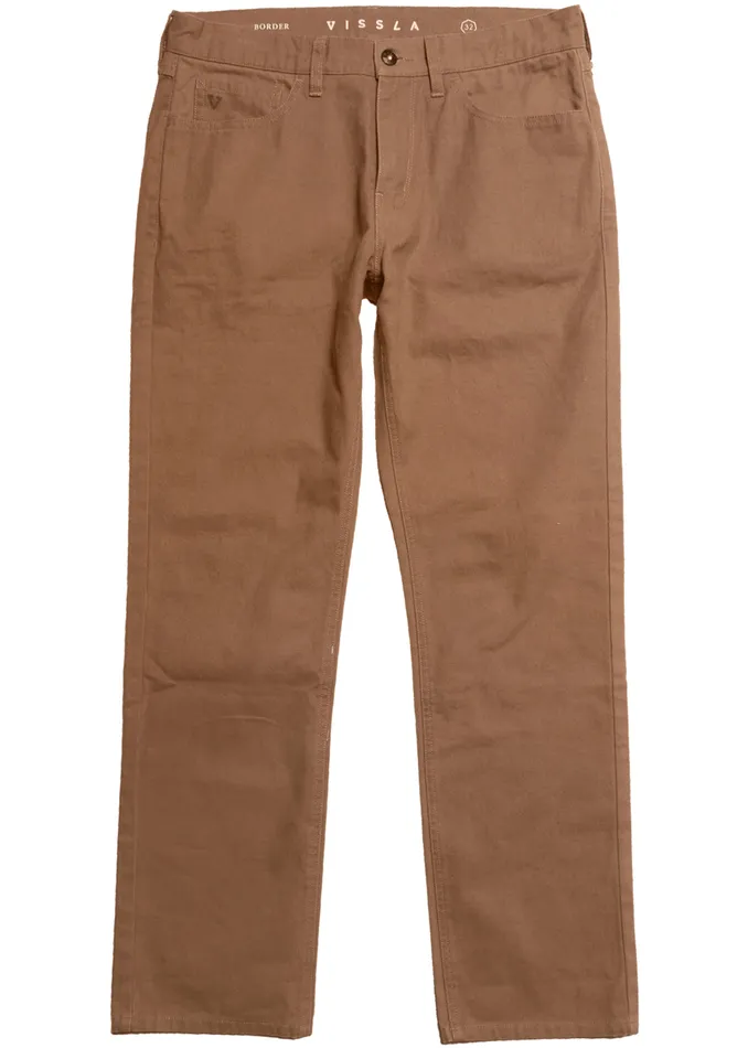 Pants and Denim Border Canvas 5 Pkt Pant Kangaroo 8211 Vissla Men