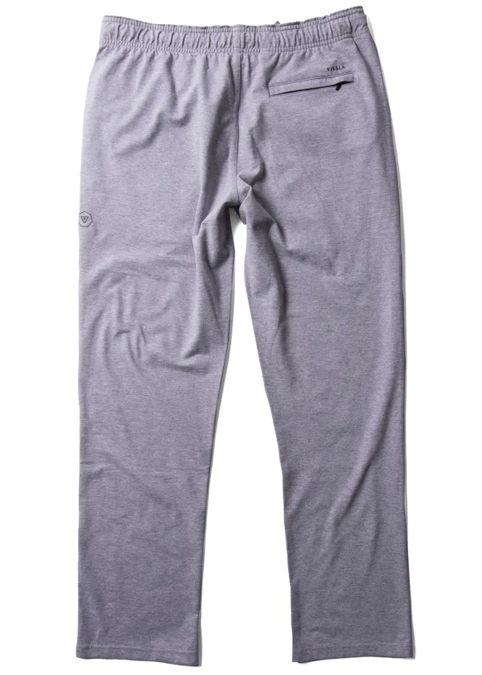 Pants and Denim Vissla Men Comp Lite Eco Elastic Pant Grey Heather Pants and Denim Vissla Men Comp Lite Eco Elastic Pant Grey Heather