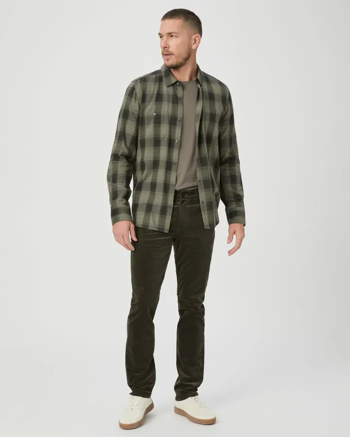 Pants and Joggers PAIGE Men Lennox Slim Pant 8211 Shaded Glen Corduroy