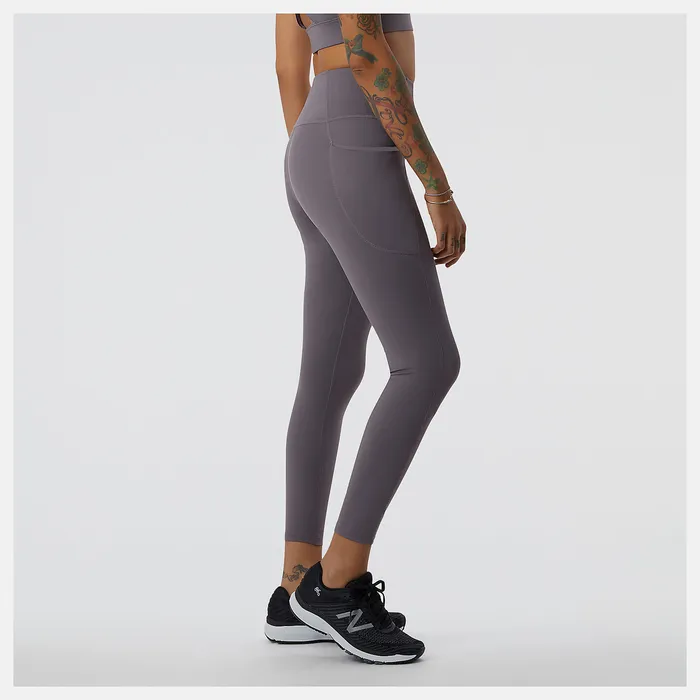 Pants and Leggings Women Shape Shield 78 High Rise Pocket Tight ZINC New Balance