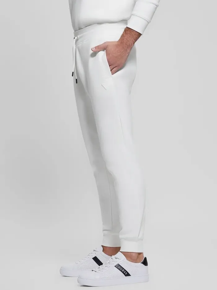 Pants and Shorts GUESS Men Eco Aldwin Logo Pants BlancScuffy