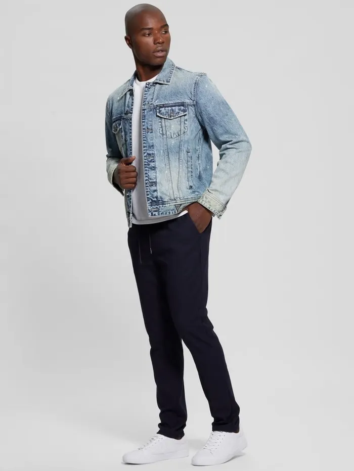 Pants and Shorts GUESS Men Harper Woven Tapered Pant Smart Blue Multi