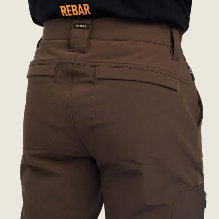 Pants and Shorts Men Ariat Rebar M5 Straight DuraStretch DriTEK Softshell Straight Pant Wren