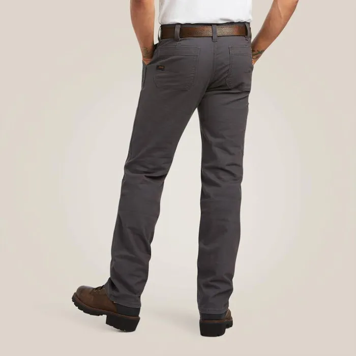Pants and Shorts Men Ariat Rebar M7 Slim DuraStretch Made Tough Double Front Straight Pant Rebar Grey Pants and Shorts Men Ariat Rebar M7 Slim DuraStretch Made Tough Double Front Straight Pant Rebar Grey