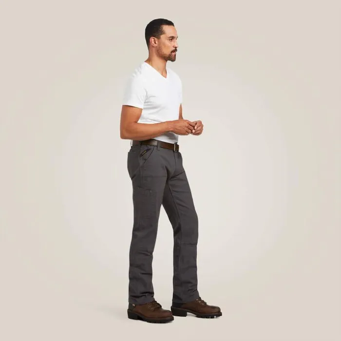 Pants and Shorts Men Ariat Rebar M7 Slim DuraStretch Made Tough Double Front Straight Pant Rebar Grey Pants and Shorts Men Ariat Rebar M7 Slim DuraStretch Made Tough Double Front Straight Pant Rebar Grey