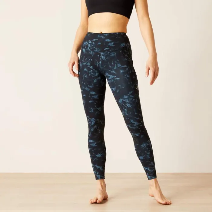 Pants and Shorts Women Ariat Eos Print Knee Patch Tight Stormy Skies