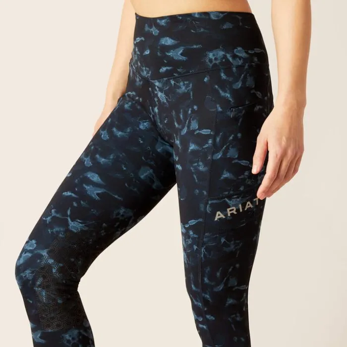 Pants and Shorts Women Ariat Eos Print Knee Patch Tight Stormy Skies Pants and Shorts Women Ariat Eos Print Knee Patch Tight Stormy Skies