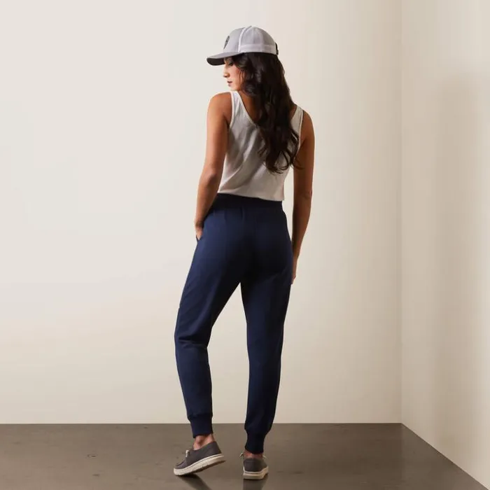 Pants and Shorts Women Ariat Real Jogger Navy Eclipse Pants and Shorts Women Ariat Real Jogger Navy Eclipse