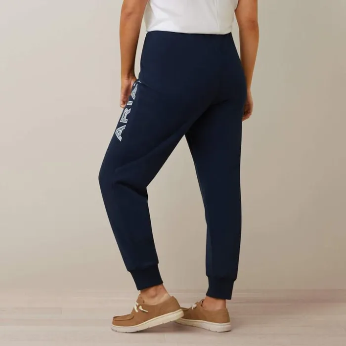 Pants and Shorts Women Ariat Real Jogger Navy Eclipse Pants and Shorts Women Ariat Real Jogger Navy Eclipse