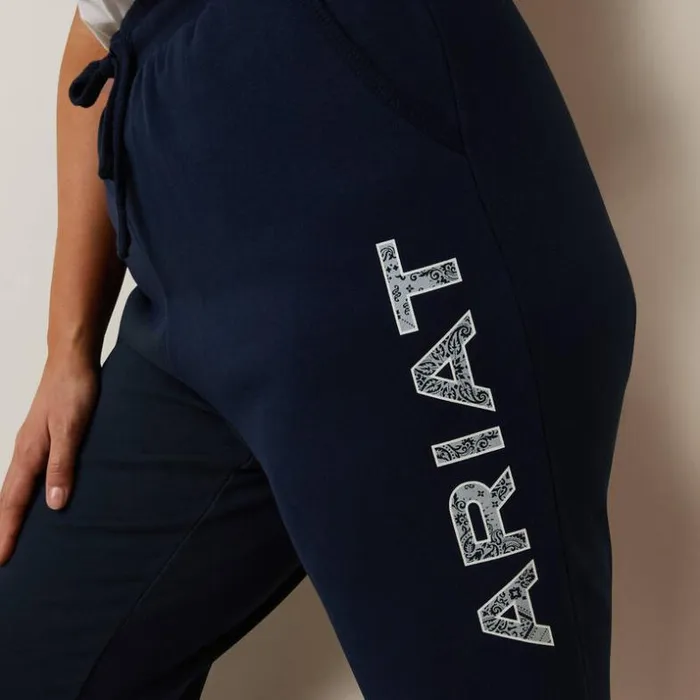 Pants and Shorts Women Ariat Real Jogger Navy Eclipse Pants and Shorts Women Ariat Real Jogger Navy Eclipse