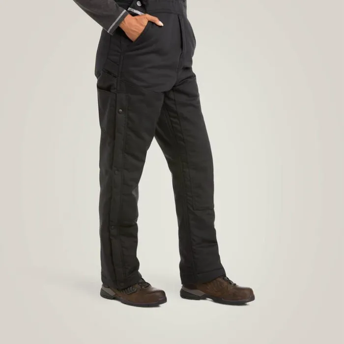 Pants and Shorts Women Ariat Rebar DuraCanvas Stretch Insulated Bib Black Pants and Shorts Women Ariat Rebar DuraCanvas Stretch Insulated Bib Black