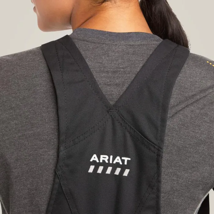 Pants and Shorts Women Ariat Rebar DuraCanvas Stretch Insulated Bib Black Pants and Shorts Women Ariat Rebar DuraCanvas Stretch Insulated Bib Black