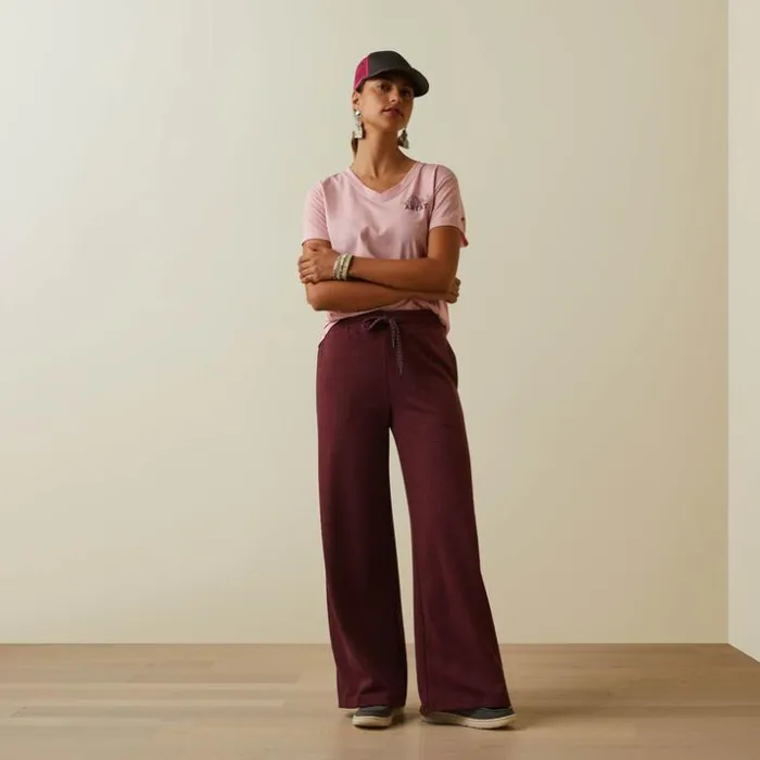 Pants and Shorts Women Ariat Road Runner Pant Maroon Banner Pants and Shorts Women Ariat Road Runner Pant Maroon Banner