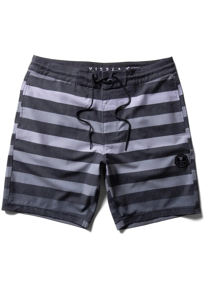Parallels 1858243 Boardshort Black Men Boardshorts Vissla