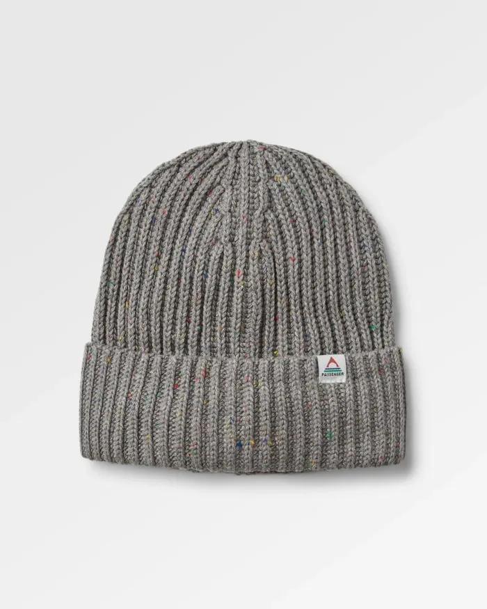 Passenger Beanies Fisherman 20 Recycled Cotton Beanie Grey Marl Grey Marl 8211 WomenMen Passenger Beanies Fisherman 20 Recycled Cotton Beanie Grey Marl Grey Marl 8211 WomenMen