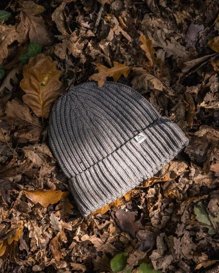 Passenger Beanies Fisherman 20 Recycled Cotton Beanie Grey Marl Grey Marl 8211 WomenMen