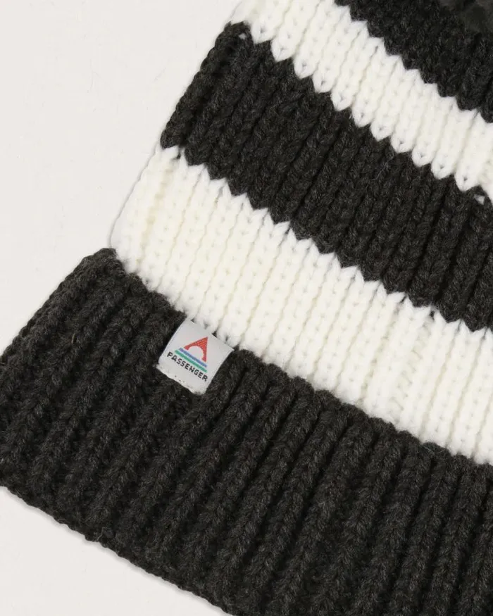 Passenger Beanies Summit Bobble Hat Black Black 8211 WomenMen