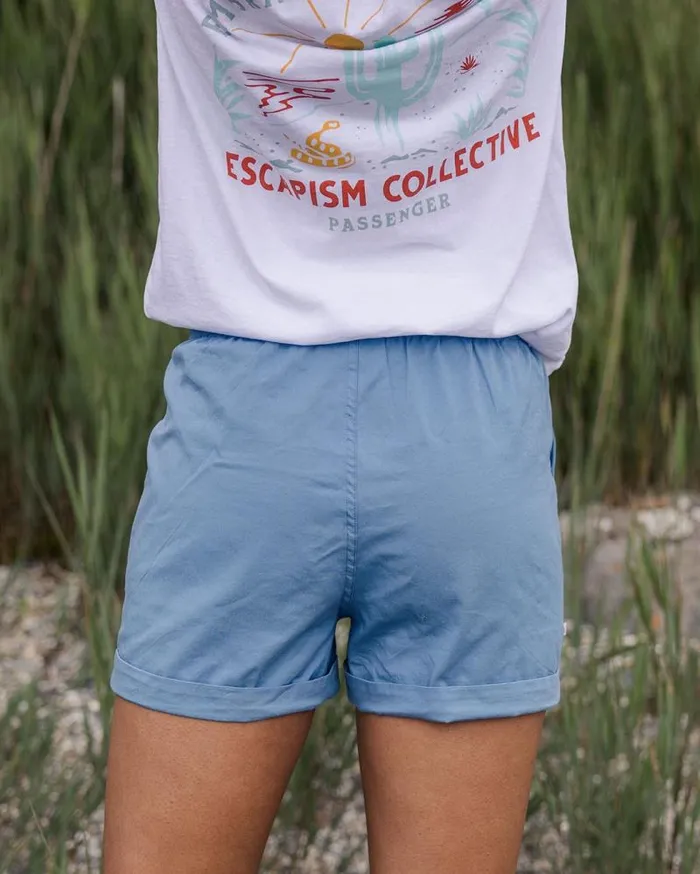 Passenger Bottoms Santosa Twill Short Blue Shadow Blue Shadow 8211 Women