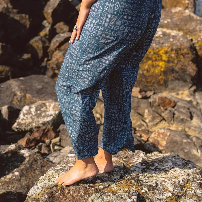 Passenger Bottoms Spirit Jumpsuit Blue Coral Geo Tile Blue Coral Geo Tile 8211 Women