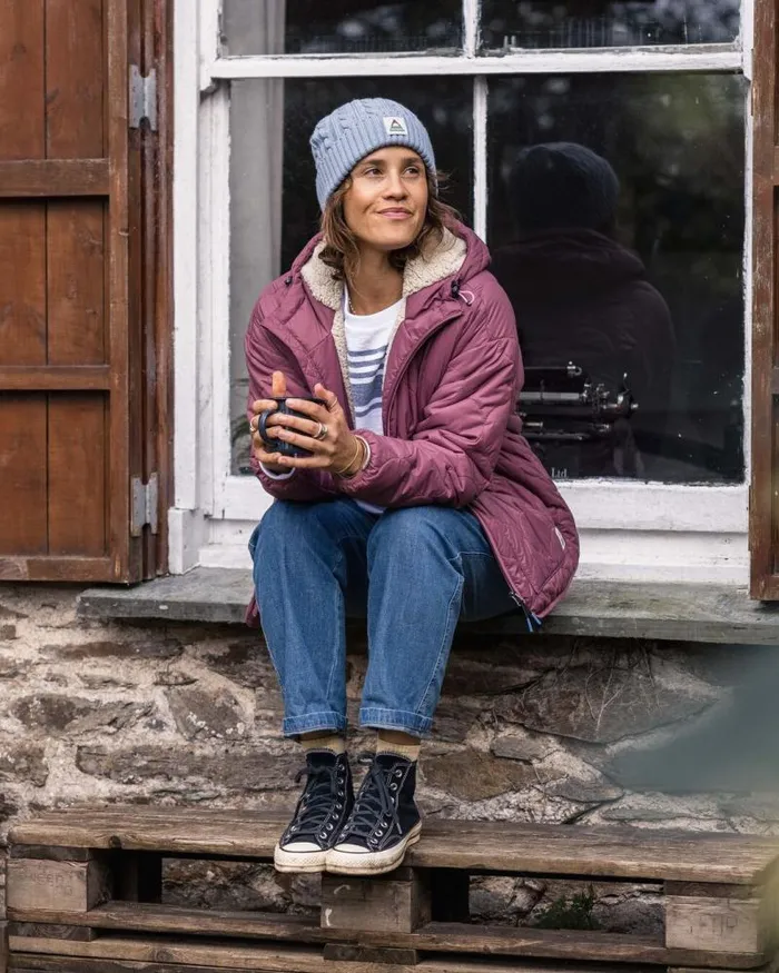 Passenger Jackets Earthy Recycled Sherpa Lined Insulated Jacket Crushed Berry Crushed Berry 8211 Women
