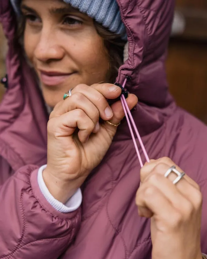 Passenger Jackets Earthy Recycled Sherpa Lined Insulated Jacket Crushed Berry Crushed Berry 8211 Women