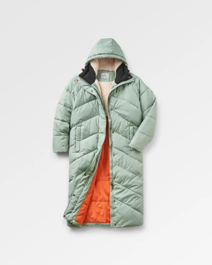 Passenger Jackets Tasman Recycled 20 Long Insulated Jacket Pistachio Pistachio 8211 Women