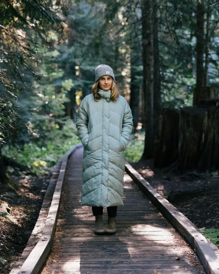 Passenger Jackets Tasman Recycled 20 Long Insulated Jacket Pistachio Pistachio 8211 Women