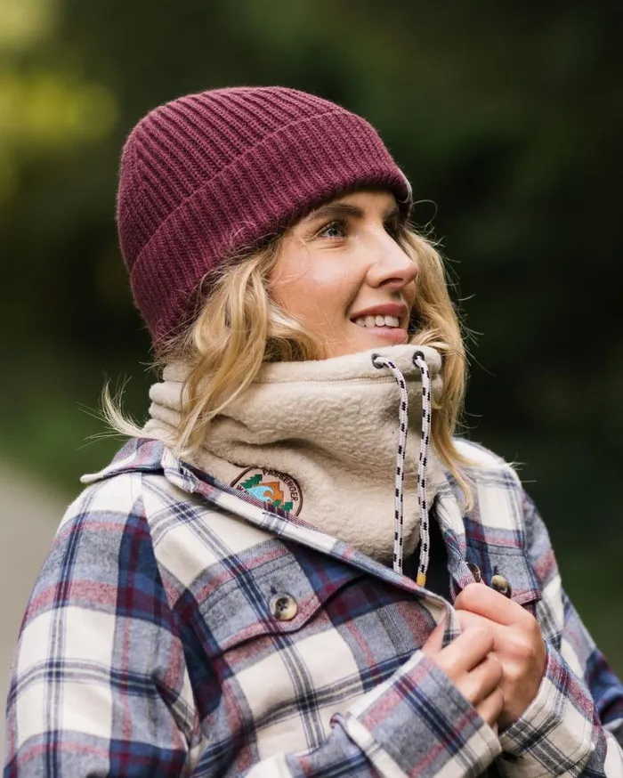 Passenger Scarves and Neckwear Mulled Sherpa Fleece Snood Oatmeal Oatmeal 8211 WomenMen