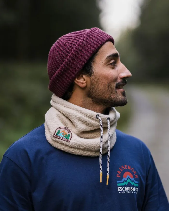 Passenger Scarves and Neckwear Mulled Sherpa Fleece Snood Oatmeal Oatmeal 8211 WomenMen