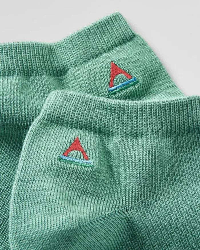 Passenger Socks Organic Trainer Socks Deep Sea Deep Sea 8211 Women
