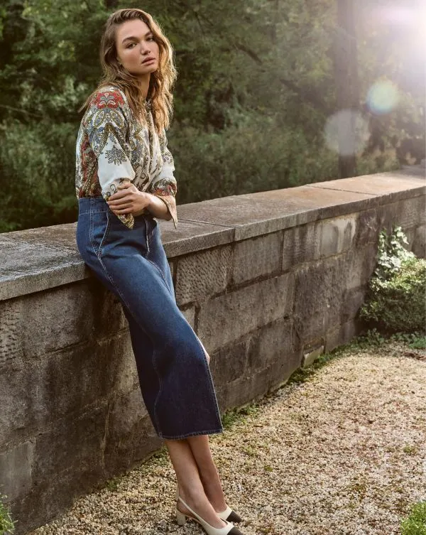 Patricia Denim Skirt Evening Dusk Women Veronica Beard Skirts and Shorts Patricia Denim Skirt Evening Dusk Women Veronica Beard Skirts and Shorts