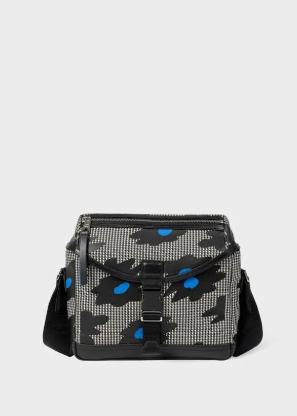 Paul Smith Bags 039Big Flower039 Print Camera Bag Black And White 8211 Mens