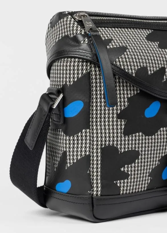 Paul Smith Bags 039Big Flower039 Print Camera Bag Black And White 8211 Mens