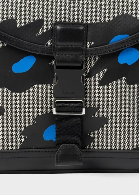 Paul Smith Bags 039Big Flower039 Print Camera Bag Black And White 8211 Mens