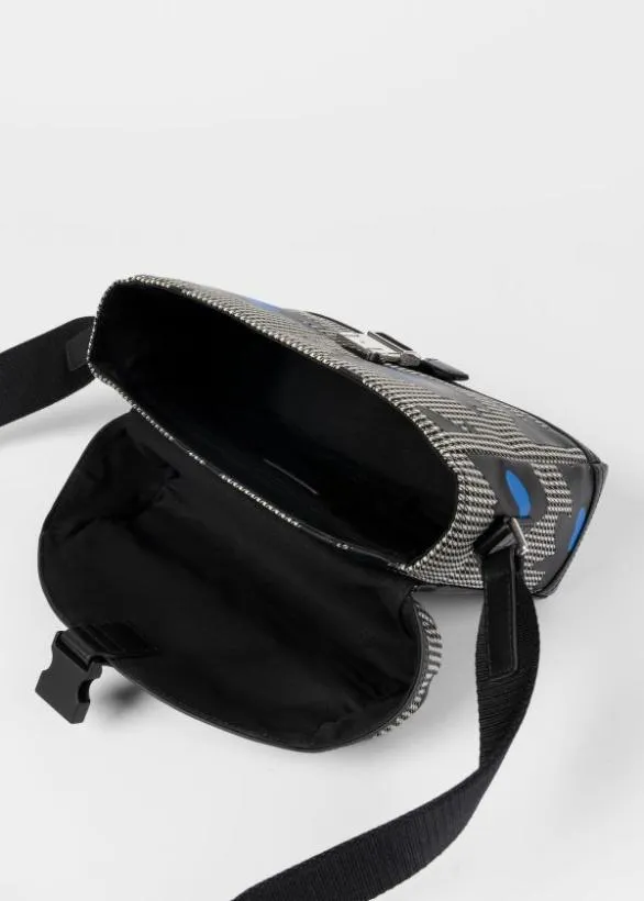 Paul Smith Bags 039Big Flower039 Print Camera Bag Black And White 8211 Mens