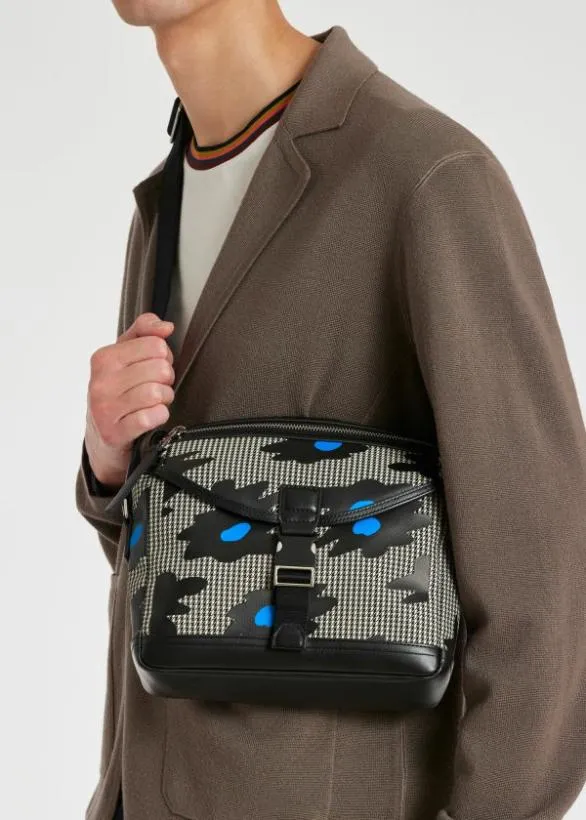 Paul Smith Bags 039Big Flower039 Print Camera Bag Black And White 8211 Mens