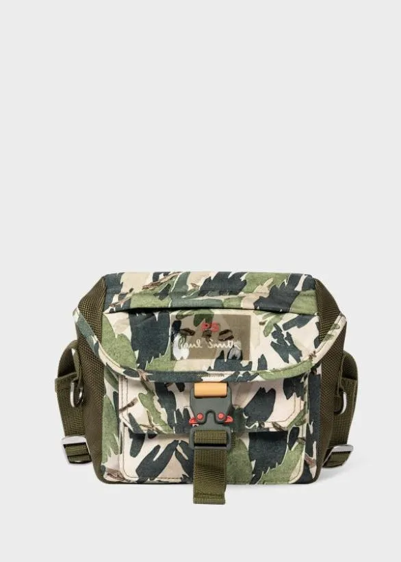 Paul Smith Bags 039Leaf Camo039 CrossBody Bag Green 8211 Mens