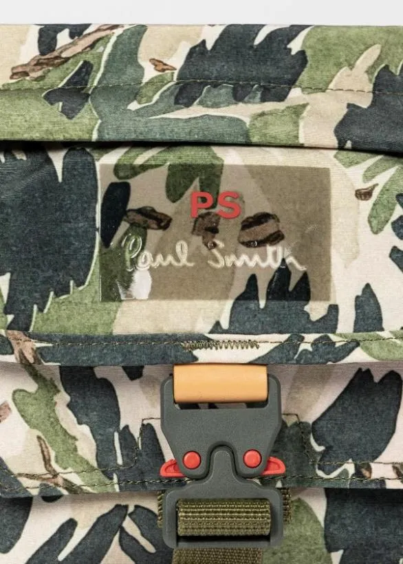 Paul Smith Bags 039Leaf Camo039 CrossBody Bag Green 8211 Mens