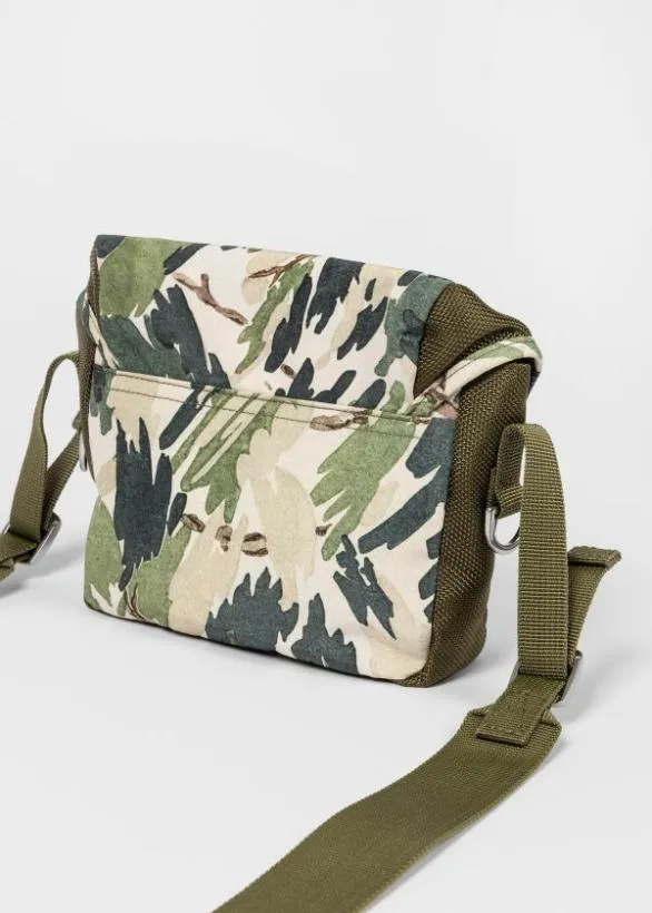 Paul Smith Bags 039Leaf Camo039 CrossBody Bag Green 8211 Mens