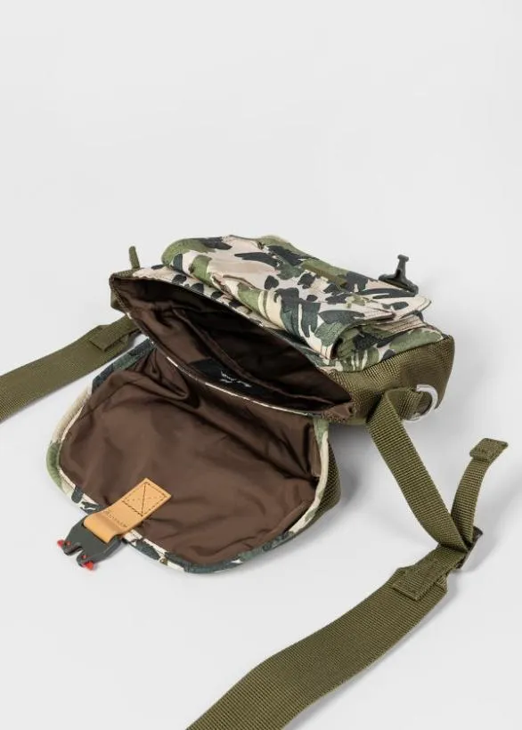 Paul Smith Bags 039Leaf Camo039 CrossBody Bag Green 8211 Mens