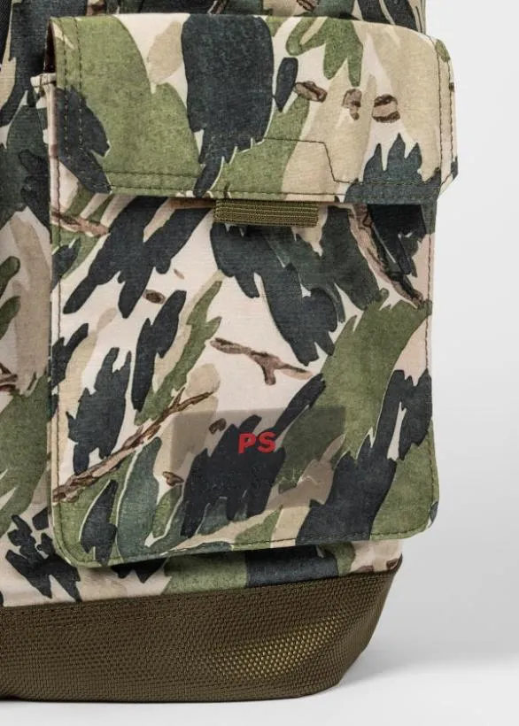 Paul Smith Bags 039Leaf Camo039 Print Backpack Green 8211 Mens
