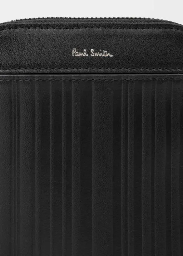 Paul Smith Bags 039Shadow Stripe039 Phone Wallet Bag Black 8211 MensWomens