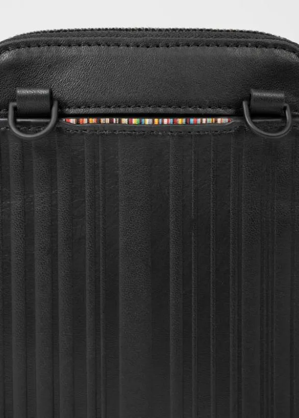 Paul Smith Bags 039Shadow Stripe039 Phone Wallet Bag Black 8211 MensWomens