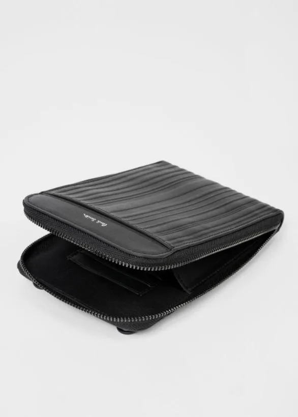 Paul Smith Bags 039Shadow Stripe039 Phone Wallet Bag Black 8211 MensWomens