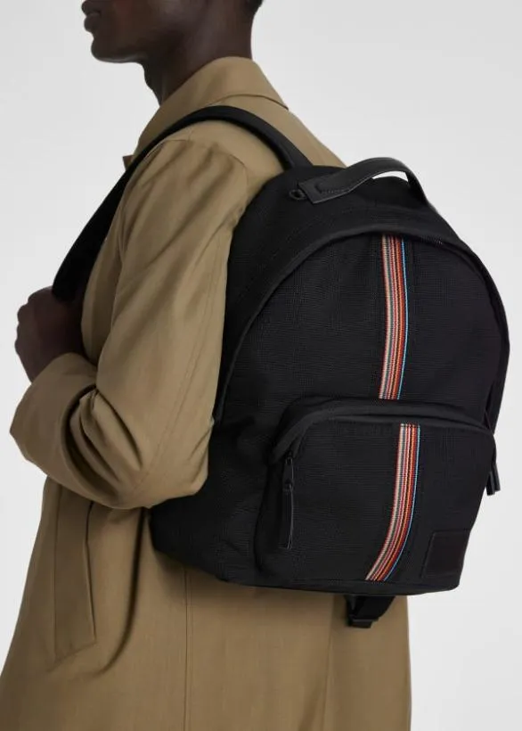 Paul Smith Bags 039Signature Stripe039 Backpack Black 8211 Mens