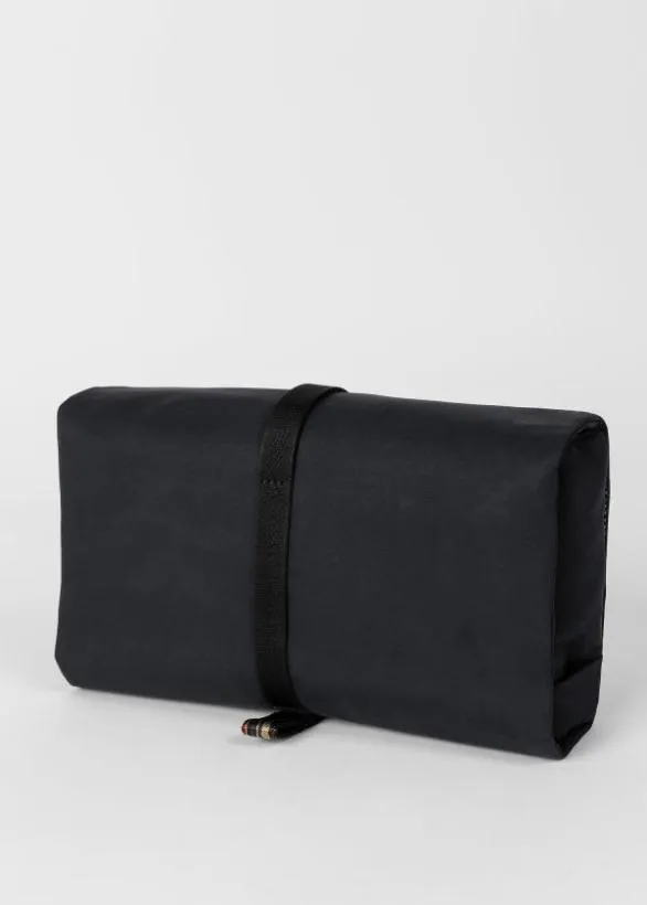 Paul Smith Bags CottonBlend Canvas FoldOut Wash Bag Navy 8211 Mens