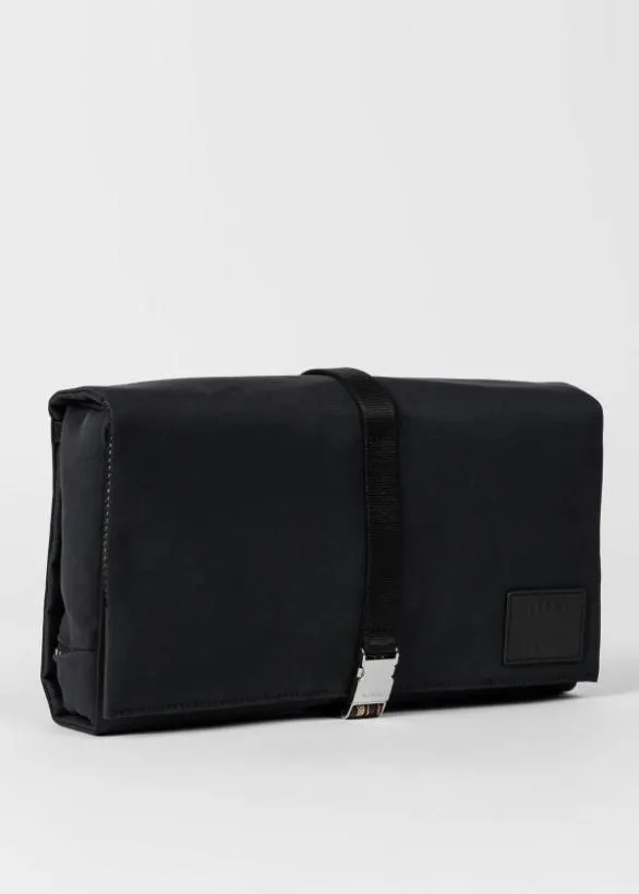 Paul Smith Bags CottonBlend Canvas FoldOut Wash Bag Navy 8211 Mens