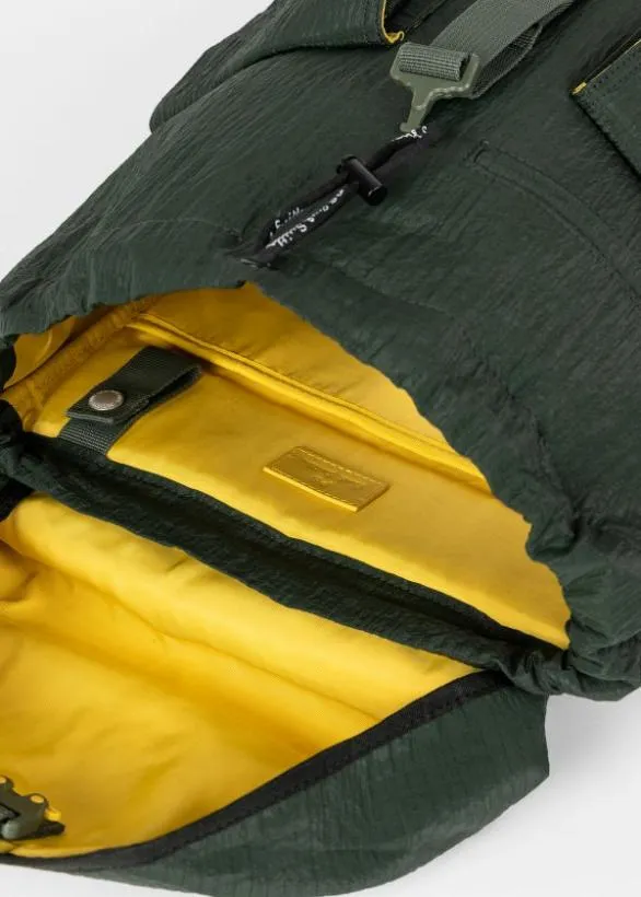 Paul Smith Bags Nylon Ripstop Backpack Dark Green 8211 Mens